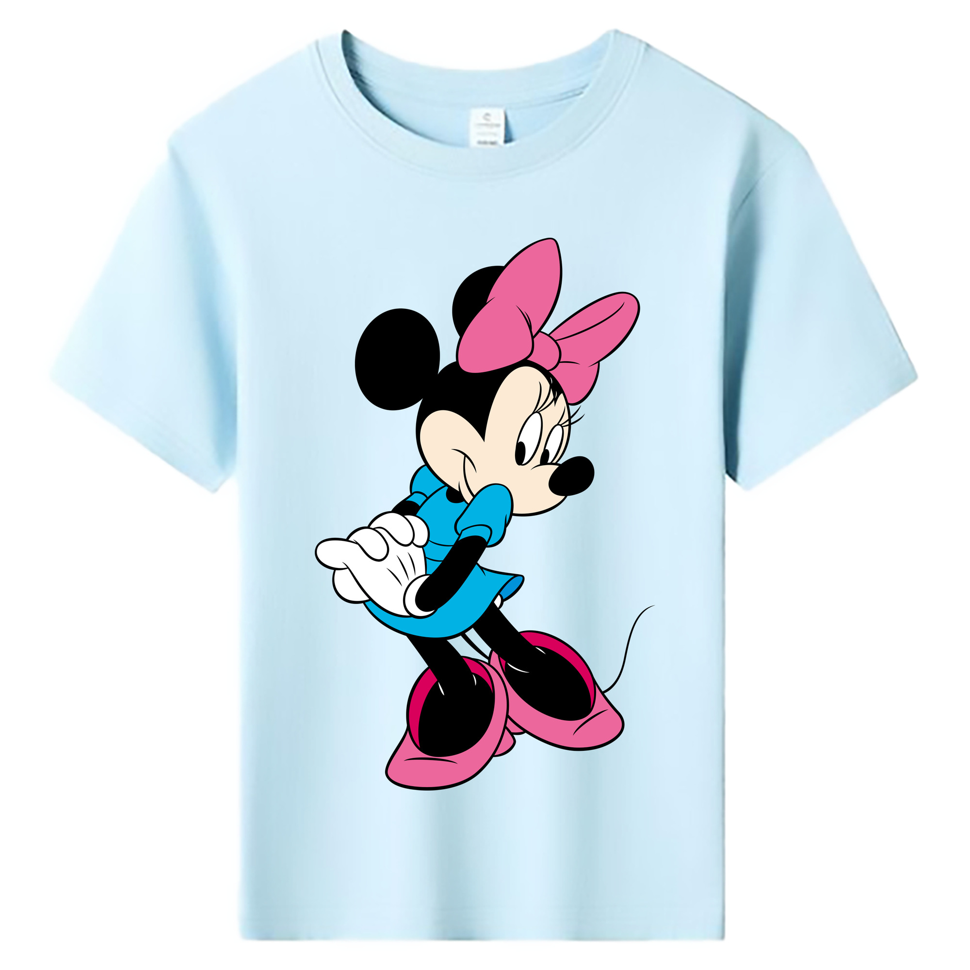 ミッキーマウス Mickey Mouse 綿100％キッズTシャツ（フロントプリント）
